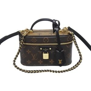 Louis Vuitton Shoulder NV Vanity Leather Bag Reverse Monogram